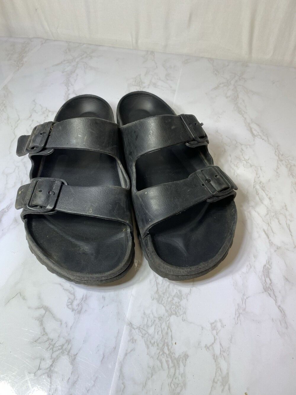 Birkenstock Arizona EVA Shoes Mens Size 8 Double Strap Sandals Slip On Comfort - Picture 6 of 9